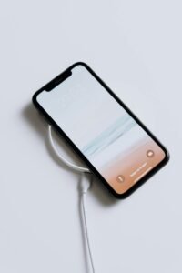 cellphone and charger