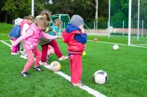 kids playing outdoors